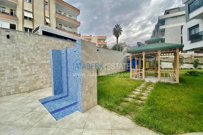 Furnished apartment in the center of Alanya, three-room with glazed balcony 9 