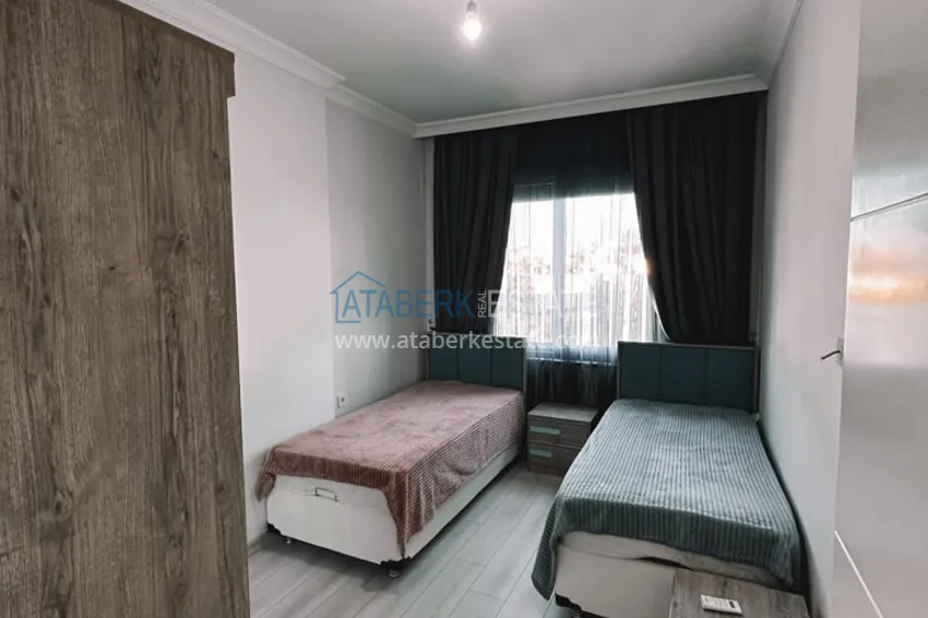 Purchase  Furnished apartment in the center of Alanya, three-room with glazed balcony 7 