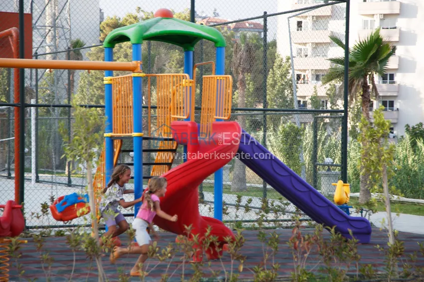 1+1 apartment for rent in a comfortable complex - Alanya, Avsallar district No. 4 12 