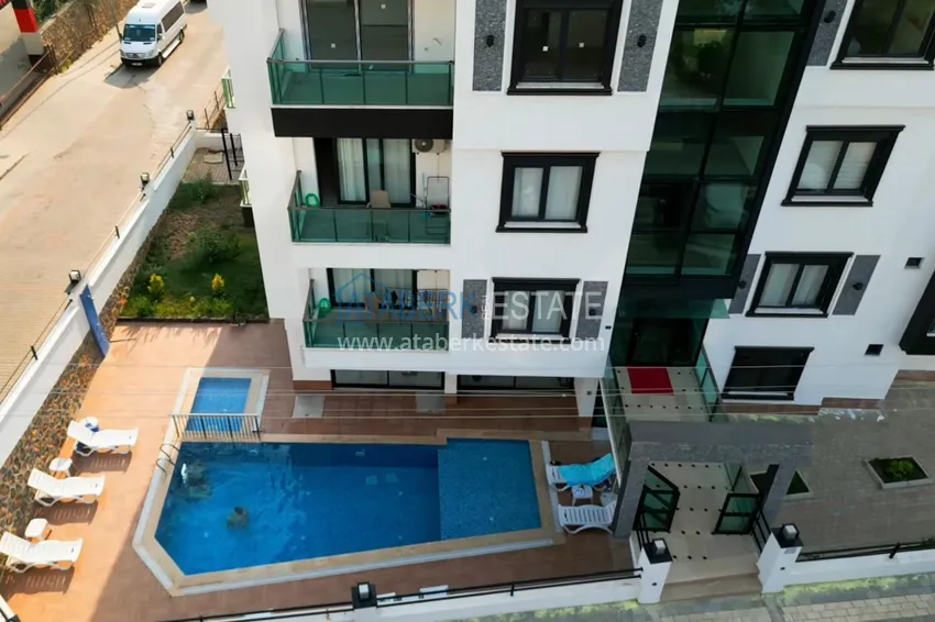 One-bedroom apartment completely ready for living in Alanya, Tosmur district 7 