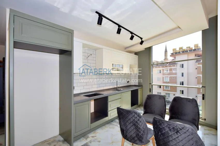 Purchase  Luxury apartment 2+1 in a residence with high engineering equipment - the center of Alanya, 600 meters to Cleopatra beach 7 