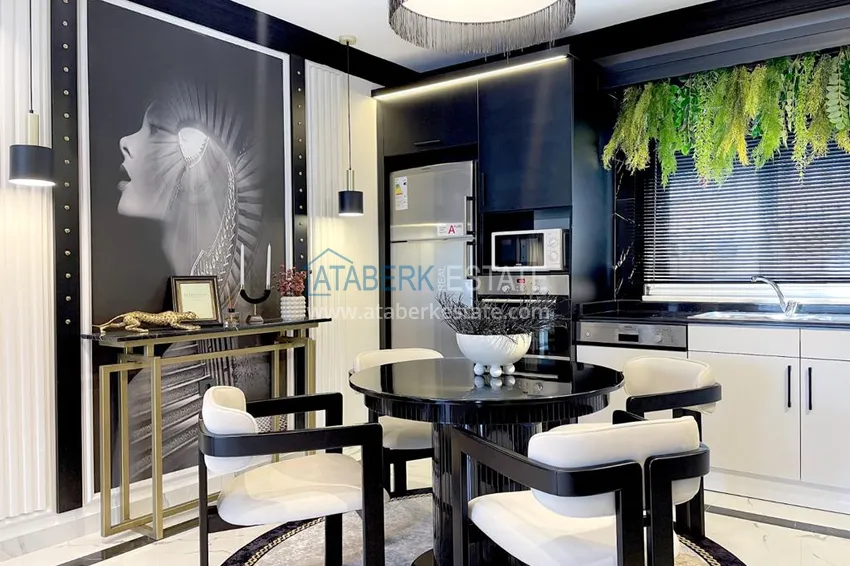 Purchase Apartment 3+1 with furniture in an apart-villa - Alanya center Bektas district 9 
