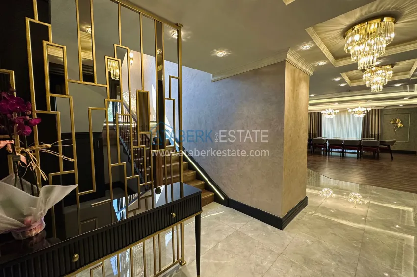 Purchase Furnished triplex villa with modern interior in Alanya - Oba district 10 