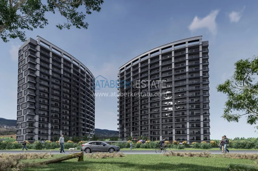 Investment-attractive complex project at the excavation stage in the district of Tomuk - Mersin 1