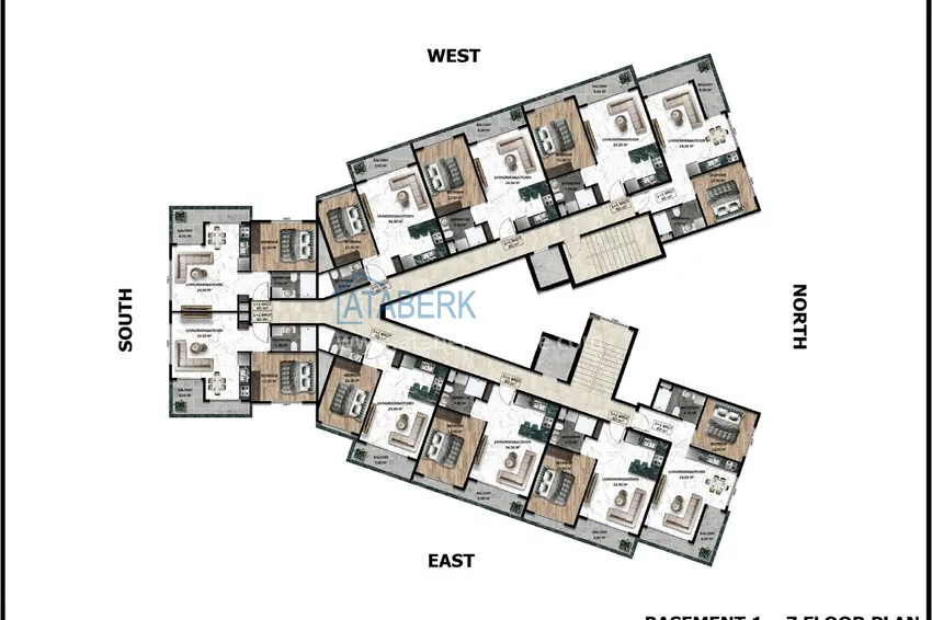 Buy cheap A project of a comfortable residential complex under construction in Tosmur, Alanya 4 