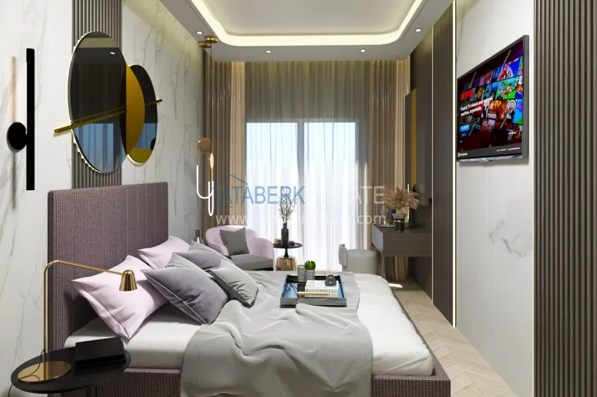 Purchase Turnkey apartments under construction in Alanya, Kargicak district 4 