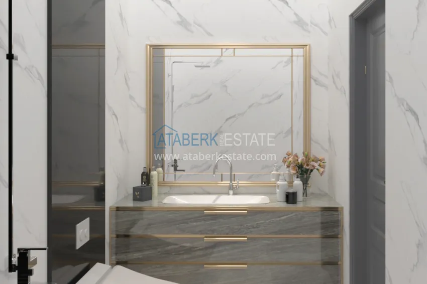 Purchase Turnkey apartments under construction in Alanya, Kargicak district 6 