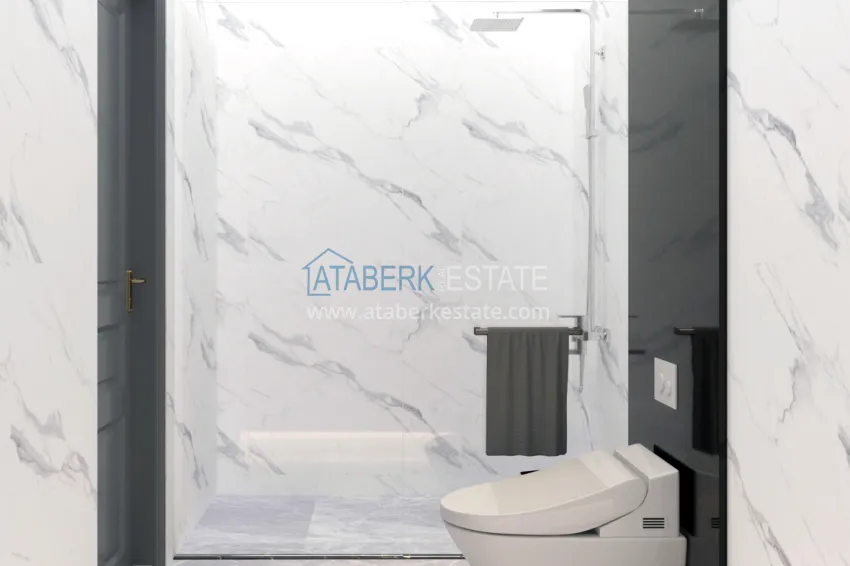 Purchase Turnkey apartments under construction in Alanya, Kargicak district 7 