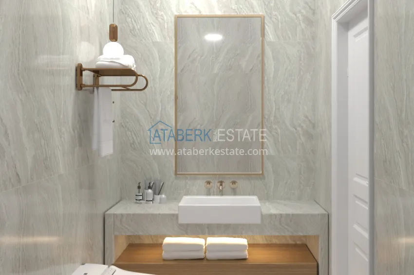 Purchase Turnkey apartments under construction in Alanya, Kargicak district 8 