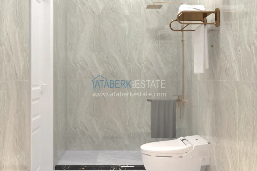 Purchase Turnkey apartments under construction in Alanya, Kargicak district 9 