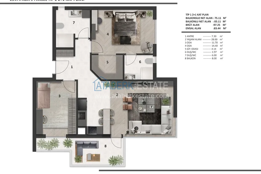 Buy cheap Modern residential complex in Antalya, Altintash district 1