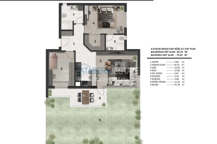 Buy cheap Modern residential complex in Antalya, Altintash district 4