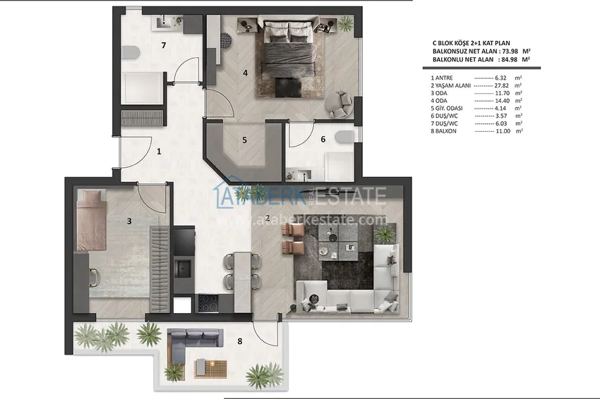 Buy cheap Modern residential complex in Antalya, Altintash district 5
