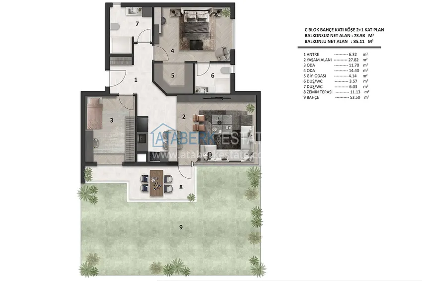 Buy cheap Modern residential complex in Antalya, Altintash district 6