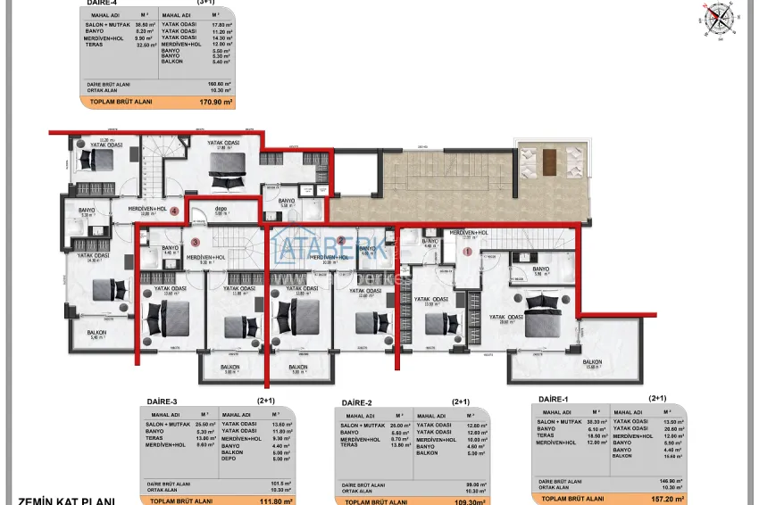 Buy cheap Apartments from the developer in Alanya - Cikcilli district 5