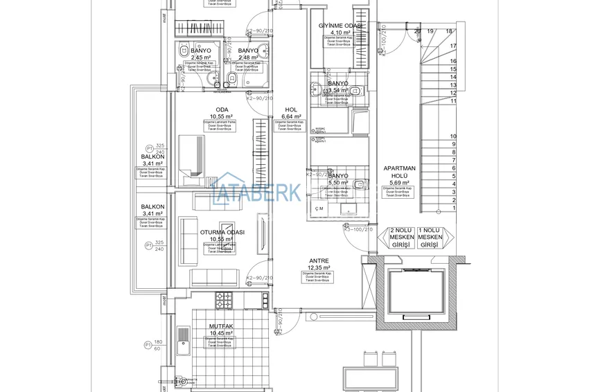 Buy cheap Comfort-class complex project under construction in Antalya, Dosemealti district 2