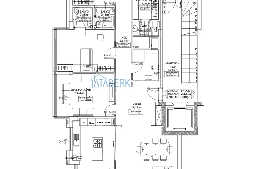 Buy cheap Comfort-class complex project under construction in Antalya, Dosemealti district 3