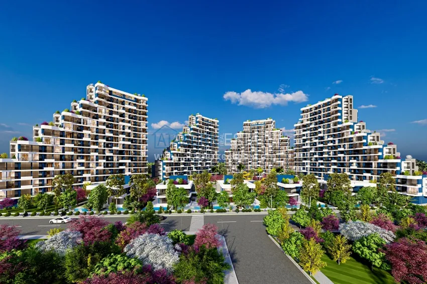 Start of sales! New investment-attractive project at pencil stage in Tomuk - Mersin area 1 