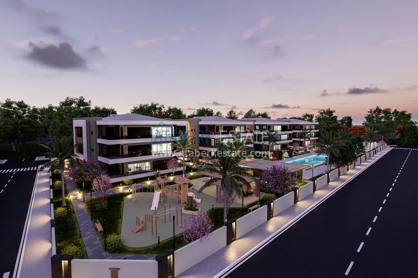 Comfort-class complex project under construction in Antalya, Dosemealti district 1