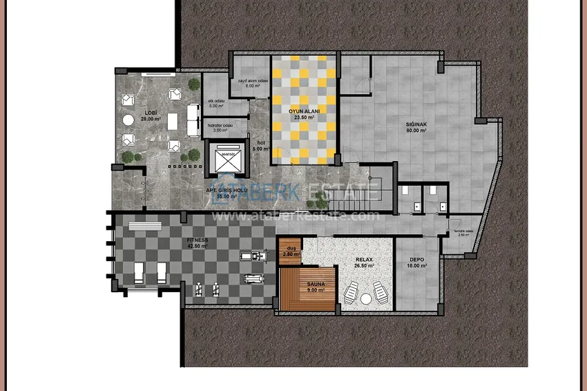 Buy cheap Comfort segment complex project under construction in the center of Alanya  2 