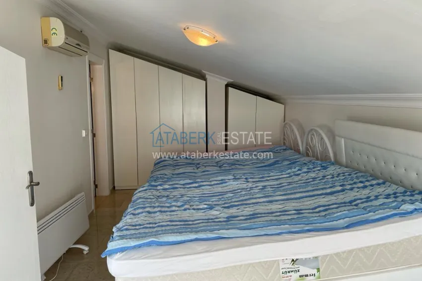 Purchase Furnished duplex with pool on the terrace in Tosmur, Alanya 9