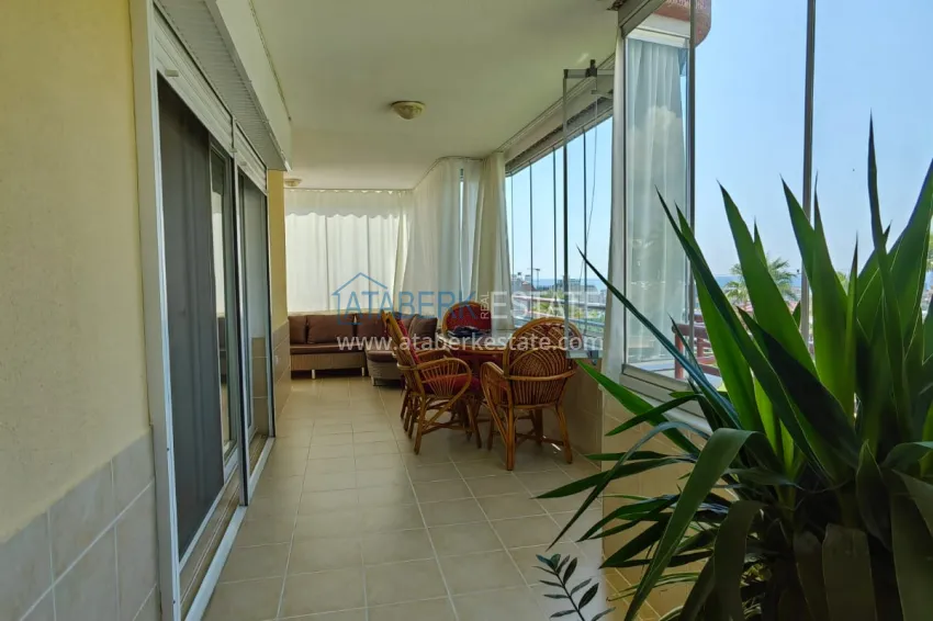 Purchase Panoramic two-bedroom apartment with furniture, glazed balcony in Mahmutlar 11