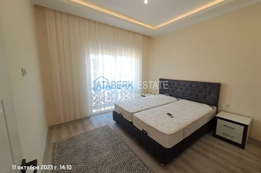 Purchase  Двухуровневые меблированные апартаменты с панорамным видом на море и горы – район Оба, Алания  10 