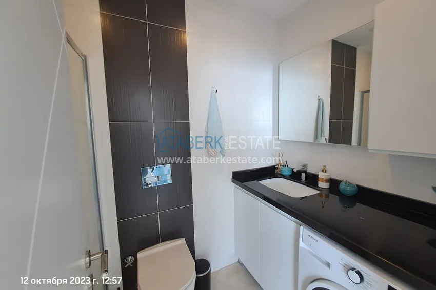 Purchase  Furnished 2+1 apartment with sea views on the beachfront, Mahmutlar district — Alanya 11 