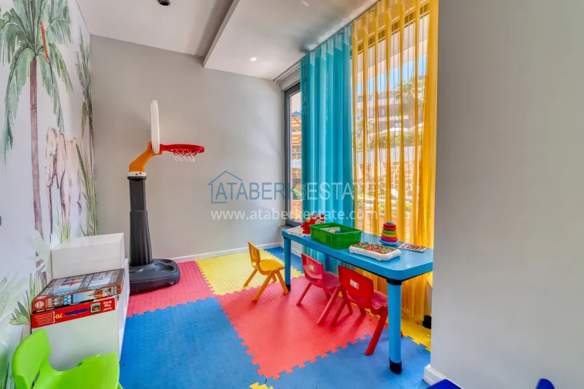 One bedroom apartment with a modern interior in an area open to residence permits — Oba, Alanya 10