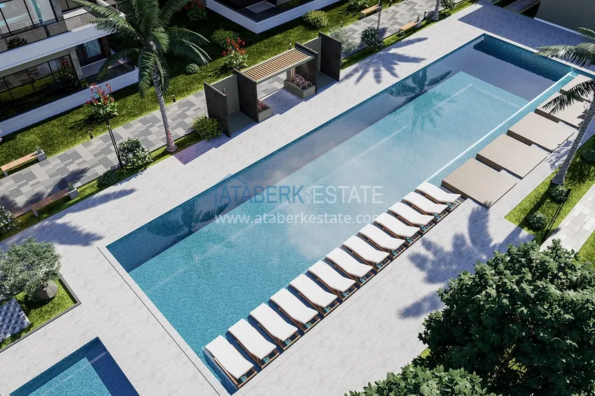 Comfort-class complex project under construction in Antalya, Dosemealti district 12