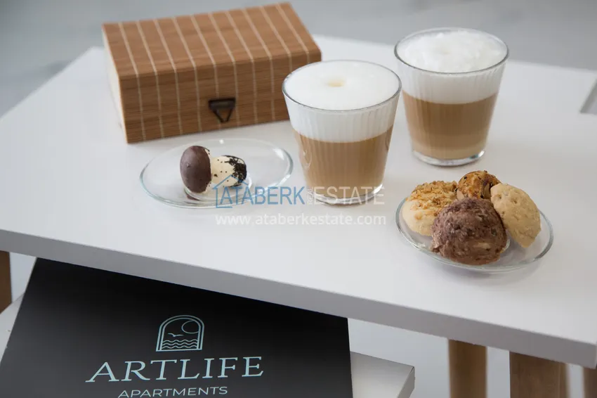 Purchase  Apartment for rent in Alanya, Avsallar district with furniture in a complex with a private beach  11 