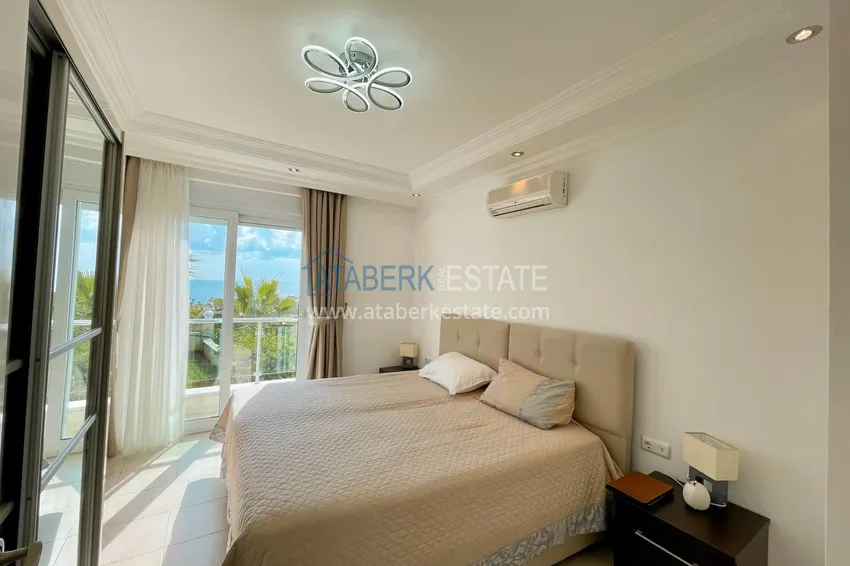 Purchase  Apartment 2+1 with furniture and sea views in the area of Cleopatra Beach - the center of Alanya. The property is suitable for a residence permit 13 