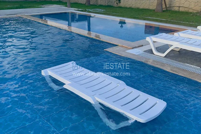 One bedroom apartment for rent with sea view in Alanya, Avsallar district 12 