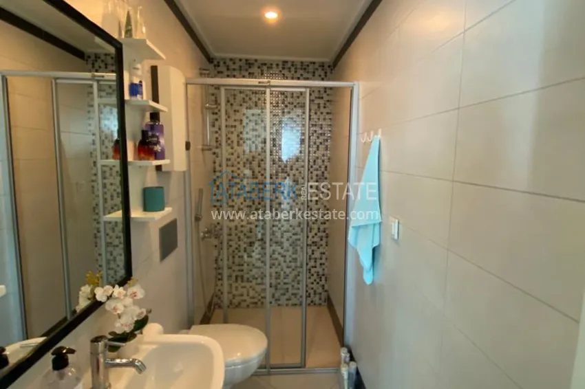 Purchase 3+1 penthouse duplex with furniture and a glazed balcony in the Oba area. Real estate for a residence permit 11 