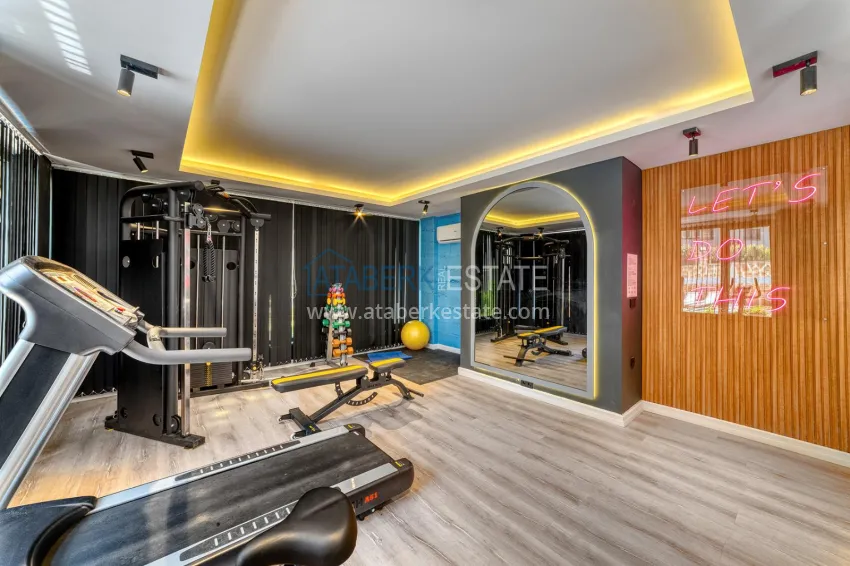 One bedroom apartment with a modern interior in an area open to residence permits — Oba, Alanya 11