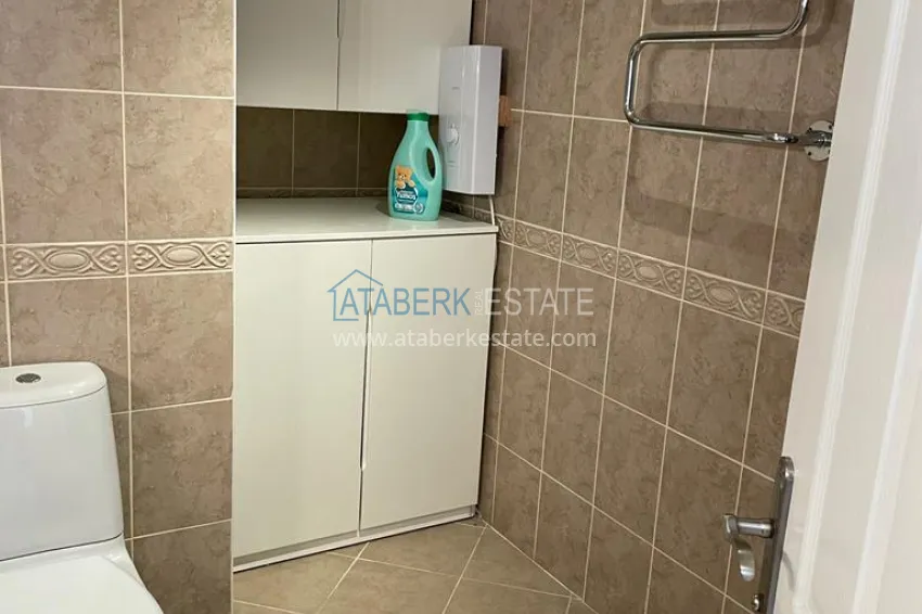 Purchase Furnished duplex with pool on the terrace in Tosmur, Alanya 15