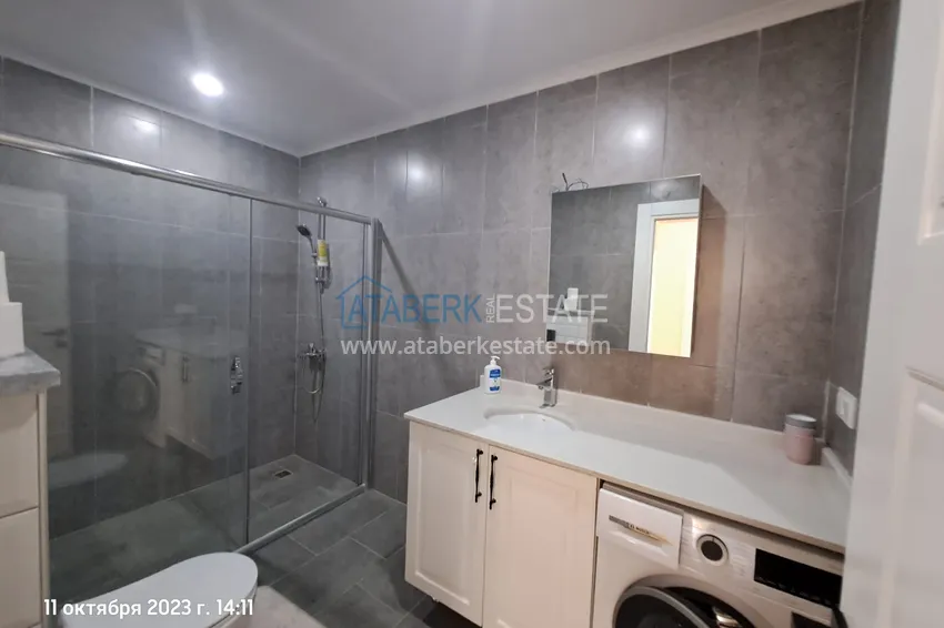 Purchase  Двухуровневые меблированные апартаменты с панорамным видом на море и горы – район Оба, Алания  12 