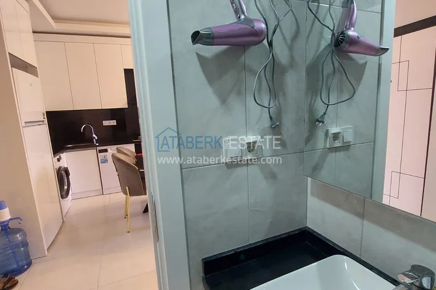 Purchase 1+1 apartment for rent in a comfortable complex — Alanya, Mahmutlar D25 13 