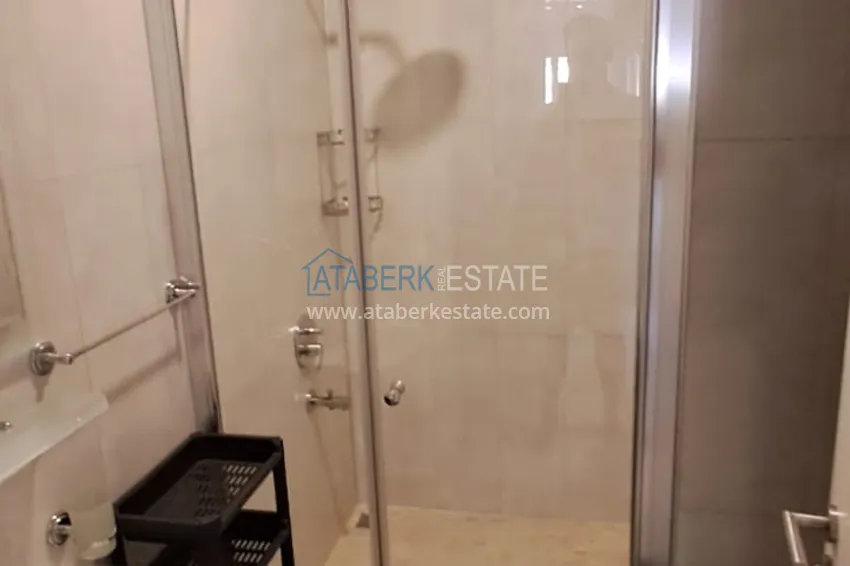 Purchase  3+1 furnished apartment with a glazed balcony and mountain views - Alanya Center 16 