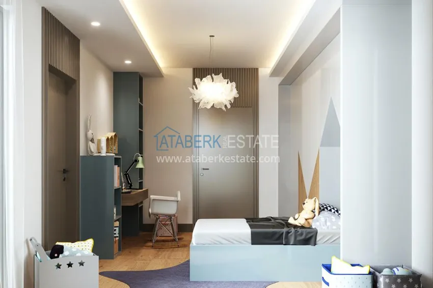 Purchase Comfort-class complex project under construction in Antalya, Dosemealti district 14