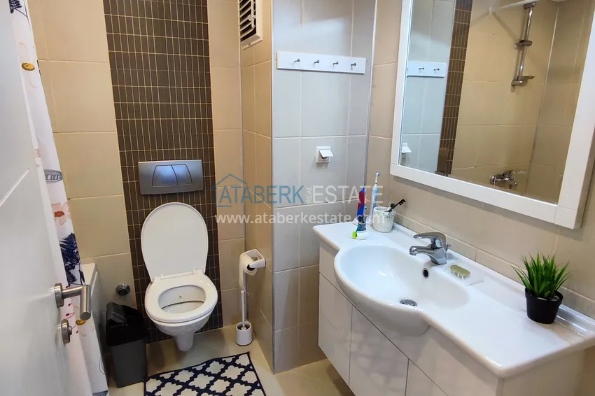 Purchase  2+1 apartment with furniture and a view of the fortress in Oba, Alanya 13 