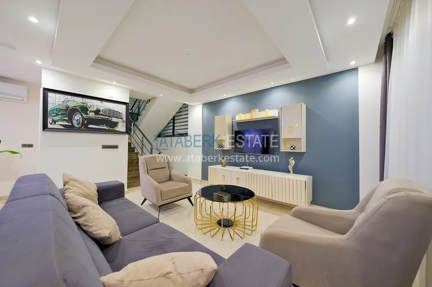 Purchase Villa 5+2 in Alanya Bektas district, furnished with stunning panoramic views 2