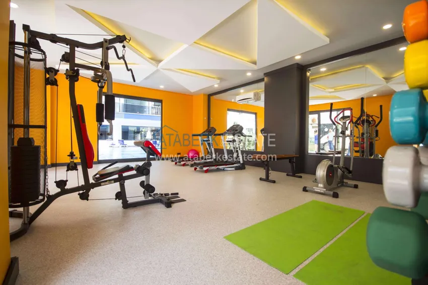 Furnished 2+1 apartment with sea views on the beachfront, Mahmutlar district — Alanya 17 