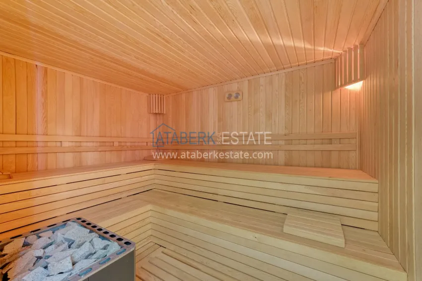 One bedroom apartment with a modern interior in an area open to residence permits — Oba, Alanya 13