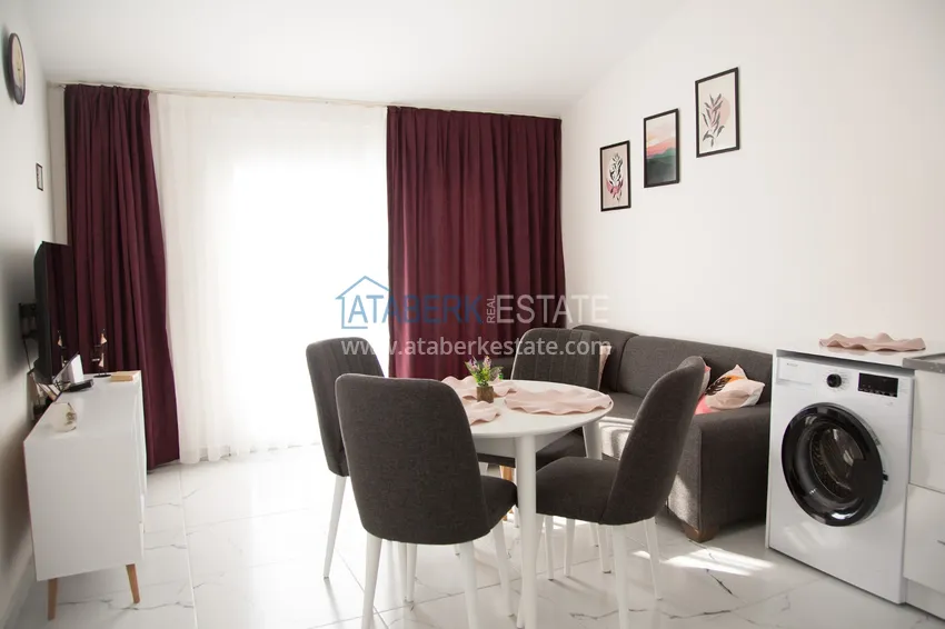 Purchase One bedroom apartment for rent with sea view in Alanya, Avsallar district 14 