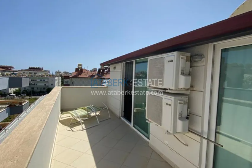 Purchase 3+1 penthouse duplex with furniture and a glazed balcony in the Oba area. Real estate for a residence permit 14 