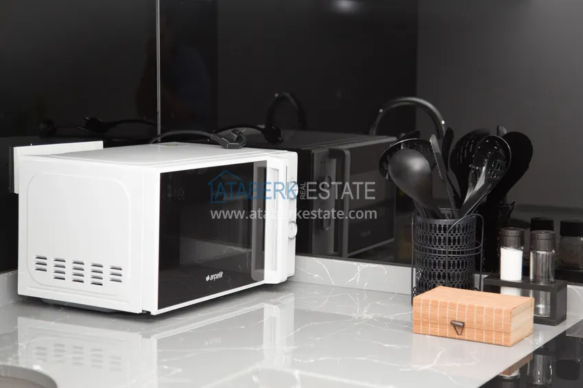 Purchase  Apartment for rent in Alanya, Avsallar district with furniture in a complex with a private beach  15 