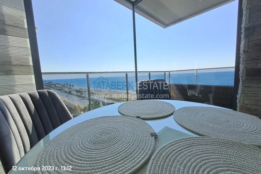 Purchase  Furnished 2+1 apartment with sea views on the beachfront, Mahmutlar district — Alanya 16 