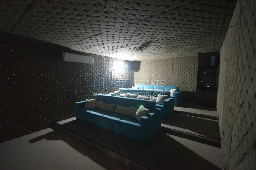 Furnished 2+1 apartment with separate kitchen, glazed balcony and sea view, Kestel district — Alanya 18 