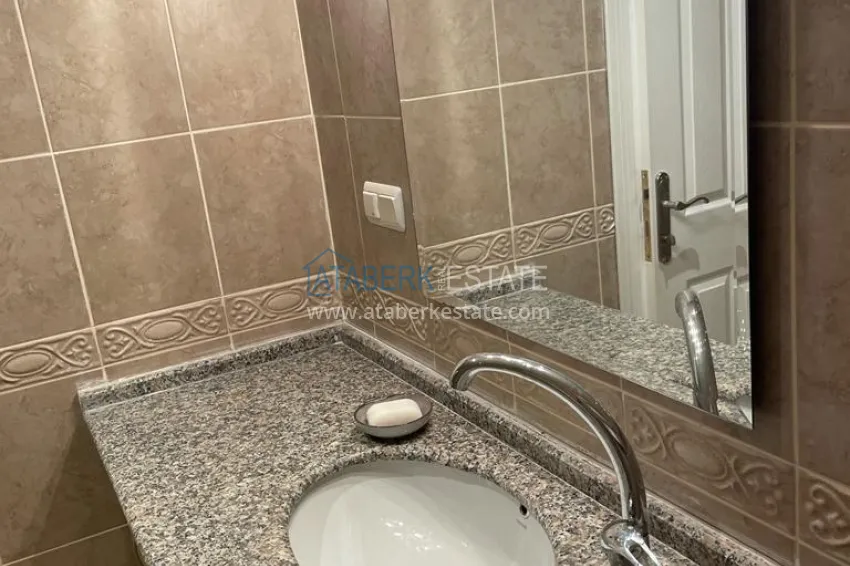 Purchase Furnished duplex with pool on the terrace in Tosmur, Alanya 17